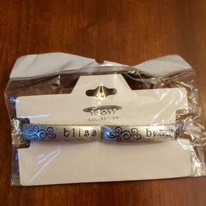 Mercy Peace Bliss Beauty Stretch Bracelet NIB